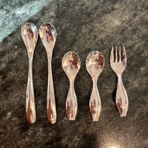 Nambe Baby Silver Set